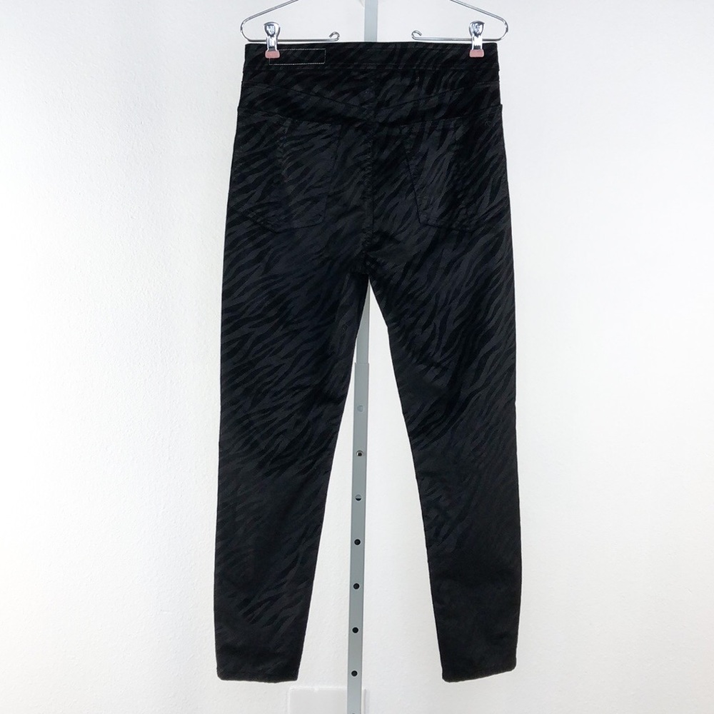 rag & bone Nina Zebra Stripe High Waist Skinny - Picture 4 of 10